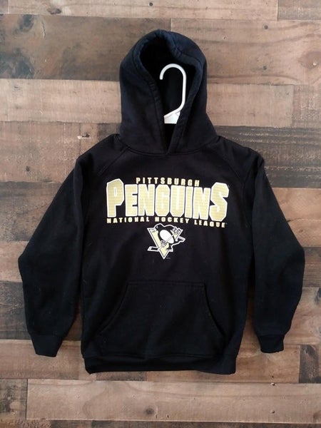 NHL Hockey PITTSBURGH PENGUINS Youth Polyester Hoodie Pullover Sweatshirt