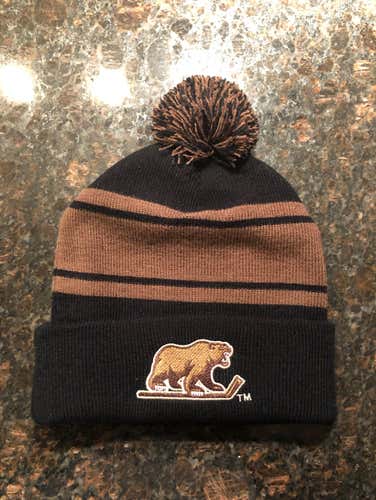 Hershey Bears Hockey Winter Pom Stocking Hat OSFA