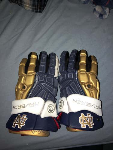 Maverick Macbach Notre Dame Team Issued Gloves Never Used(trade Or Best Offer)