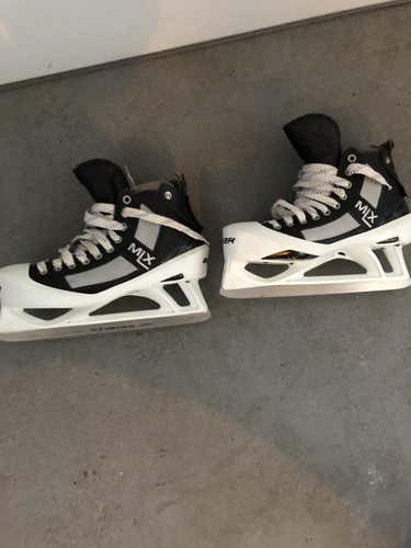 Pro Stock Like New MLX (original Vh/True) with Bauer Vertex Size 10 Goalie Skates
