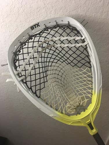 Yellow Fade STX Shield Strung with ECD Black Fade 12D