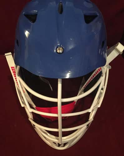 Blue EVO Lacrosse Helmet