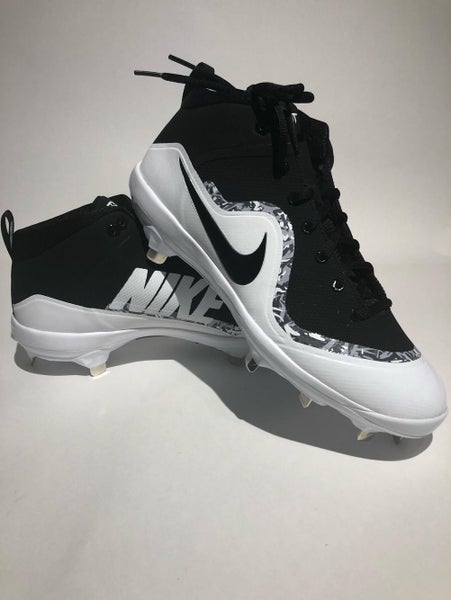 Men's Nike Force 917920-001 Air Trout 4 Pro Metal Mid Baseball Cleats Size 9