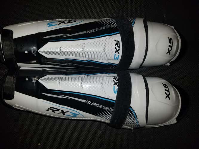 Like New STX Surgeon RX3 Shin Pads Senior 15"