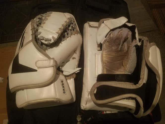 Factory Mad Goalie Glove & Blocker Regular Senior