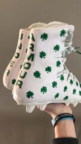 **Brand New** (willing to negotiate price) LE Kelly Shamrocks Under Armour Highlight Fit Cleats