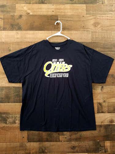 New 2013-14 OHL Ontario Hockey League ERIE OTTERS Navy Blue Season Team Shirt