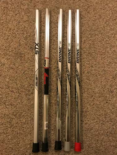 5 Brine + STX Aluminum Attack/Mid Shafts Silver
