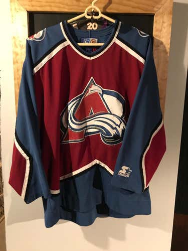 Starter Colorado Avalanche Home Jersey - Senior MED