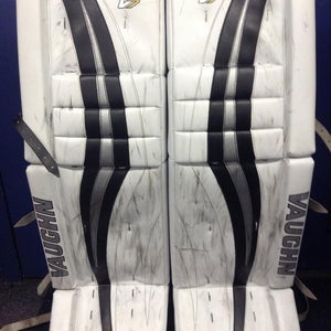 VAUGHN VELOCITY V7 GOALIE LEG PADS 35+2.5" HAWKEY PRO STOCK CUSTOM NCAA