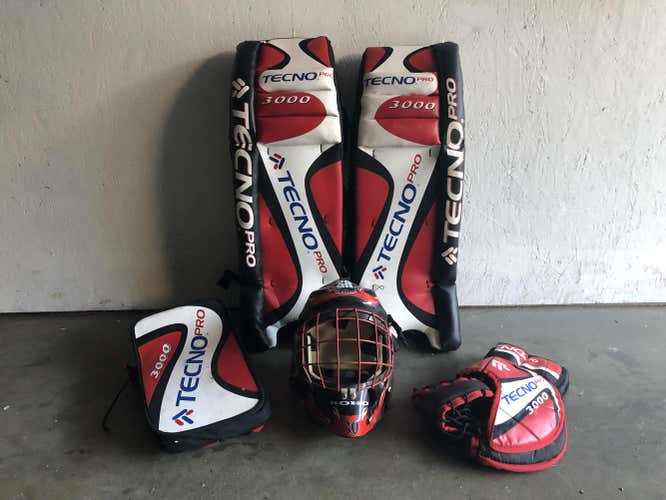 TecnoPro 3000 Street Goalie Equipment (Full Set) Regular Senior