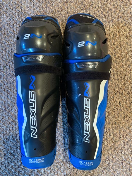 Bauer Nexus 2N Shin Pads Senior 15” Brand New