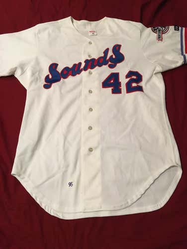 1995 Nashville Sounds MiLB #42 Game Used Worn Jersey