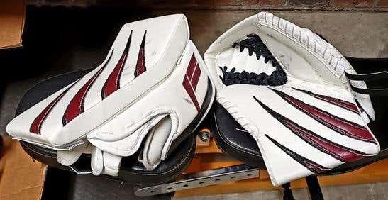Factory Mad Goalie Glove & Blocker Regular Senior BArely used