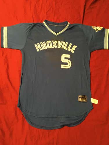 1980’s Knoxville Blue Jays #5 MiLB Baseball Jersey Comes With “LOA”