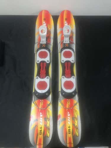 Snow-blade Skis with Adjustable Bindings 144