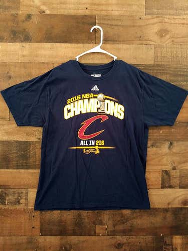 2016 Adidas NBA Basketball CLEVELAND CAVALIERS Finals Championship Team Shirt