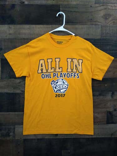 2017 OHL Ontario Hockey League ERIE OTTERS All In Playoffs Championship Year Team Shirt (M)