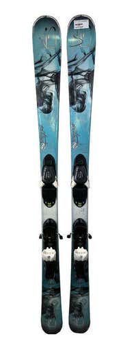 K2 Potion 76 Skis 156 cm with L10 Bindings - Blue/Black/White - Used - Standard