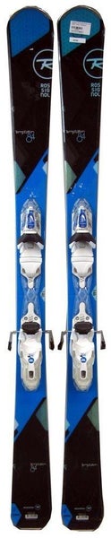 Rossignol Temptation 84 Skis 154 cm with Xelium Bindings Blue/Black - USED Gold