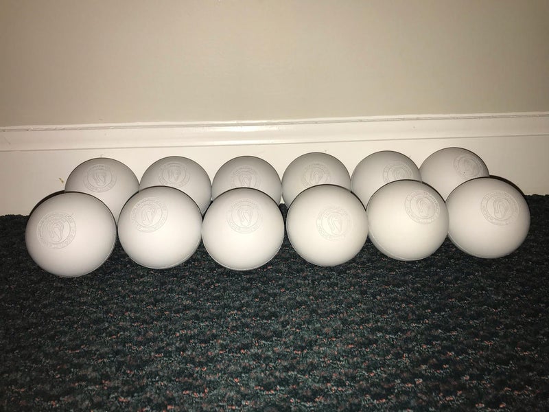 DOZEN (12) BRAND NEW LACROSSE BALLS - Signature Lacrosse Premiums - PEARLS