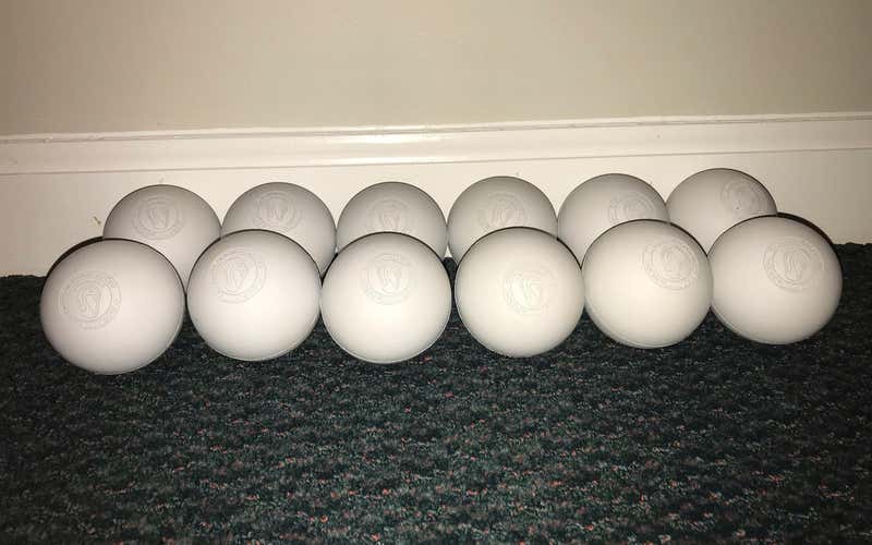 DOZEN (12) NEW LACROSSE BALLS - Signature Lacrosse Premiums - PEARLS