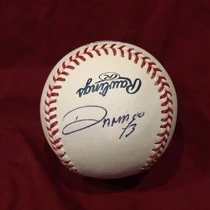 Dámaso Marte Signed Autographed MLB OML Rawlings Baseball Ball Mariners Pirates Yankees
