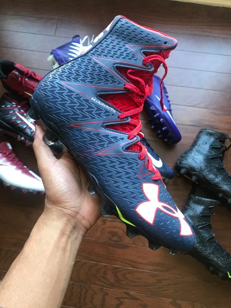 Under Armour Highlight Cleats Blue / Red