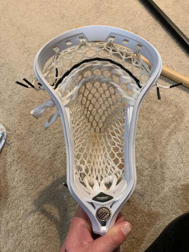 Brand New White Maverik Kinetik Strung w/ ECD Hero 2 Semi-Soft