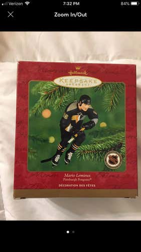 Mario Lemieux Hallmark Christmas Ornament