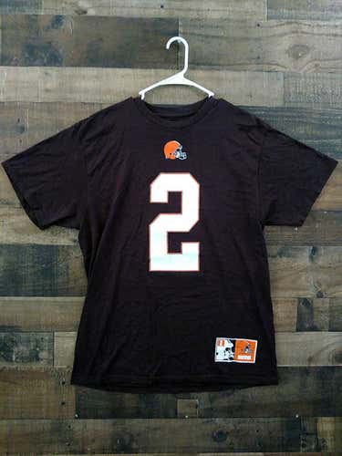 Majestic NFL Football CLEVELAND BROWNS #2 Johnny Manziel Player Shirt