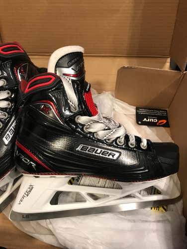 New Bauer 1X Goalie Skates Senior Size 7.0D