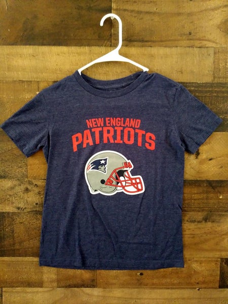 New NFL Team Apparel NEW ENGLAND PATRIOTS Football Youth Team Shirt