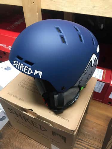 Shred Bumper Need More Snow Med SL Helmet New