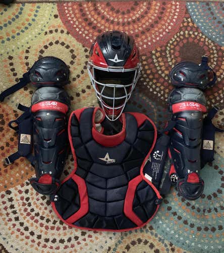 All Star System 7 Catcher's Protective Gear Youth