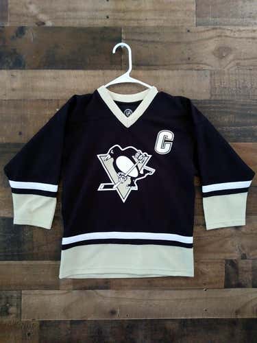New NHL Hockey PITTSBURGH PENGUINS #87 Sidney Crosby Youth Player Jersey