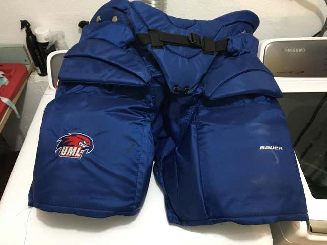 UMass Lowell Bauer Goalie Pants Senior Pro Stock
