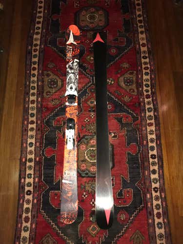 ATOMIC Punx III Twin-Skis WITH BINDINGS (Barely Used) - 2015