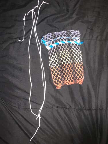 Red/Blue/White ECD Wax Mesh With Sidewall, Top And Bottom Wall