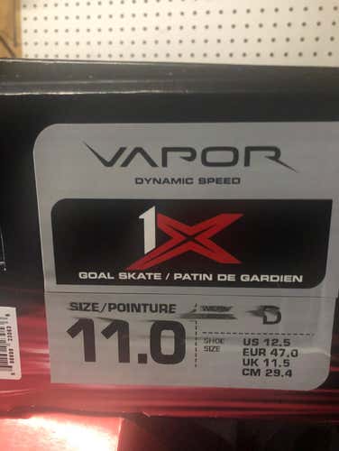1X Goal Skates Size 11 (NEW)