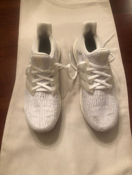 Adidas Mens Ultraboost Shoes All White Size 11
