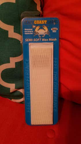 BNWT East Coast Dyes 15mm Wax Soft White Mesh