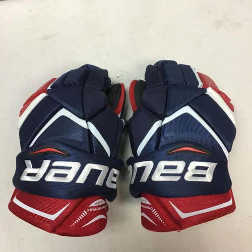 Bauer X800 Glove Senior 14” Navy Blue and Red