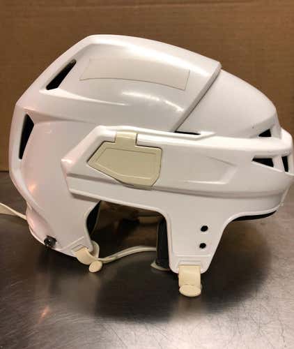 L CCM White Helmet
