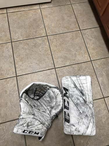 CCM Goalie Glove & Blocker Regular Pro Stock