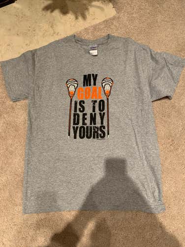 New Gray Lacrosse Shirt