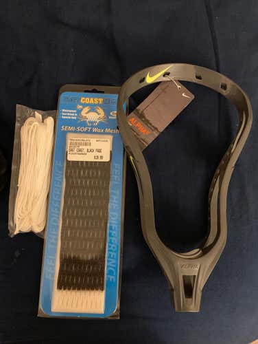 Nike Alpha, ECM Black Fade, And Stringing Kit