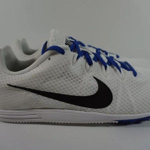 NEW Nike Zoom Rival Men's Racing Track Field Size 10 806556-100 White Blue Spike