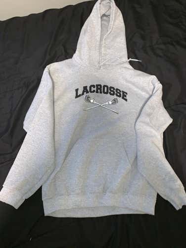 Never Worn Gray Lacrosse Sweatshirt