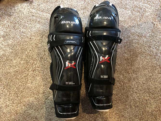 Bauer 1X 16” Shin Pads New